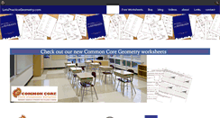 Desktop Screenshot of letspracticegeometry.com
